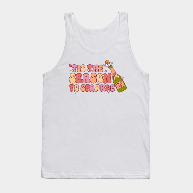 Tis the season to sparkle Tank Top by MZeeDesigns